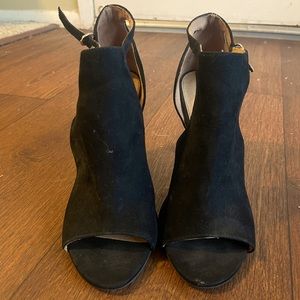 Black Open-Toed Heels